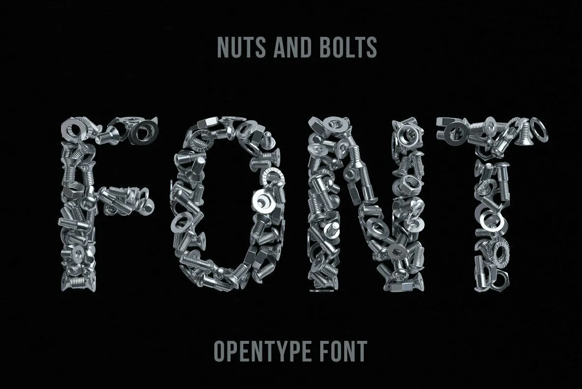 Nuts and Bolts SVG Font