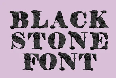 Black Stone SVG Font