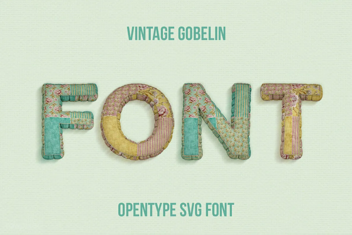 Vintage Gobelin SVG Font