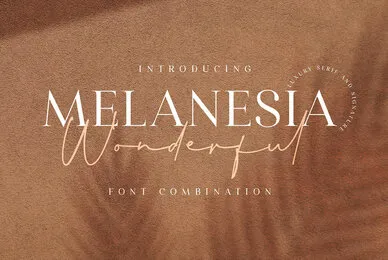 Wonderful Melanesia   Font Duo