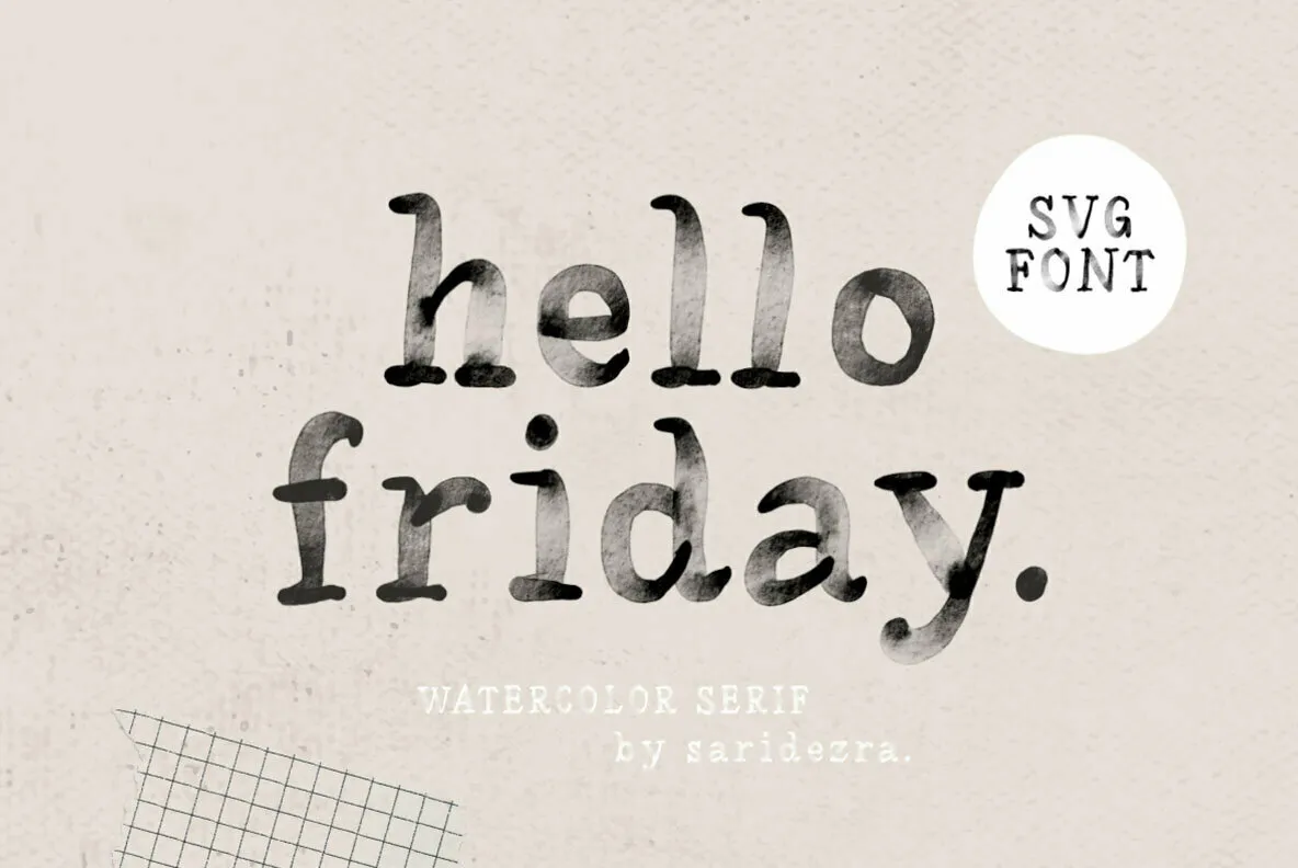 Hello Friday SVG