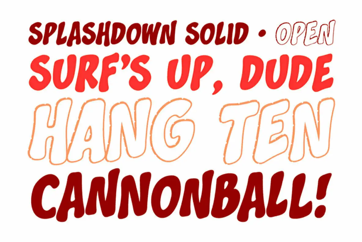 Splashdown Font FontPath