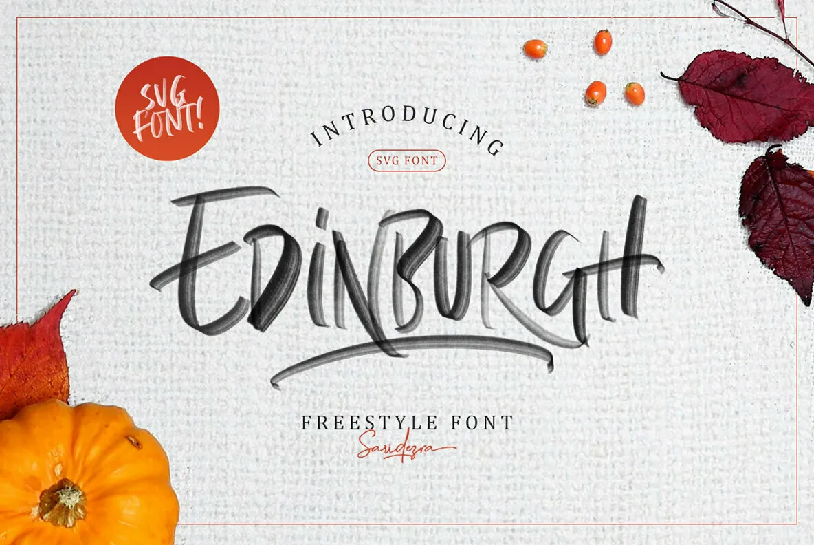 Edinburgh SVG Font