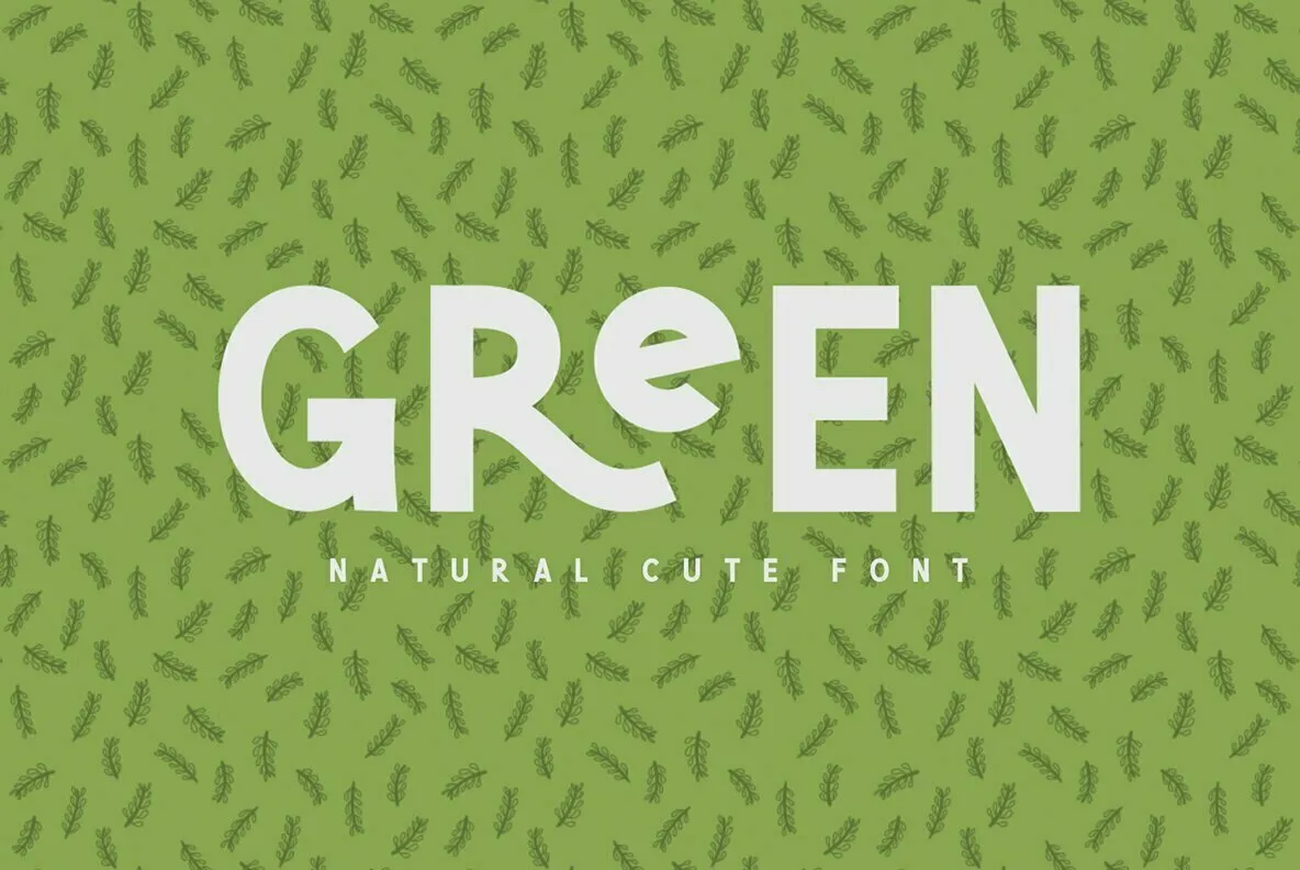 Green Narcu Font - YouWorkForThem