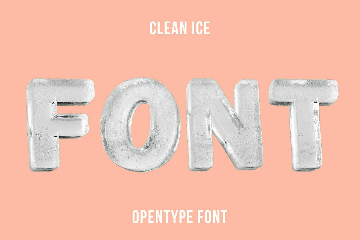 Clean Ice SVG Font