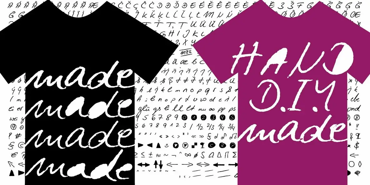 Hand Writing of Janina Font - FontPath
