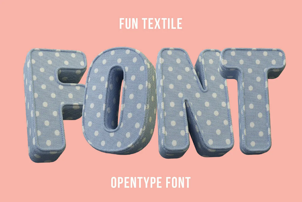 Fun Textile SVG Font