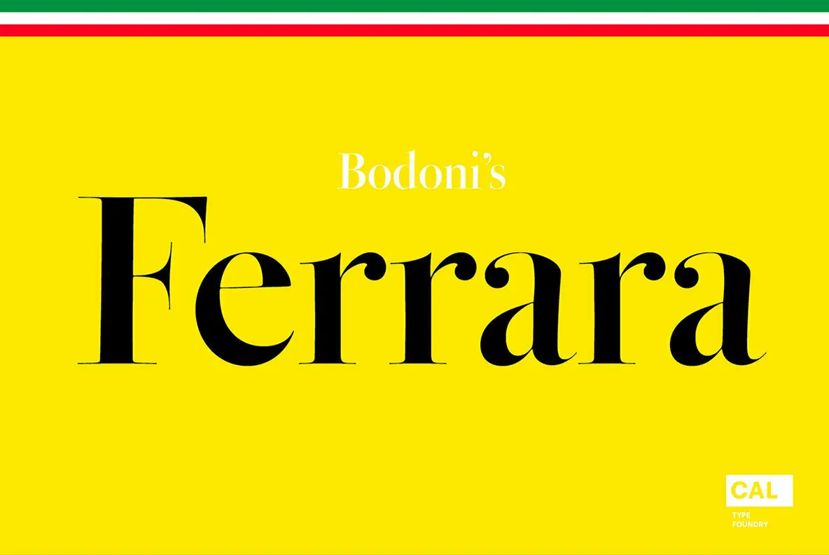 Bodoni Ferrara