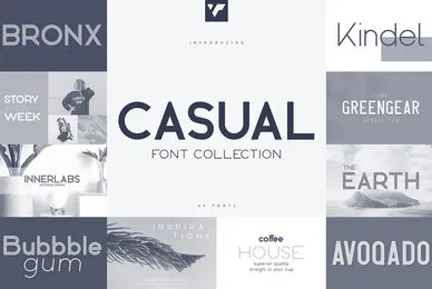 Casual Font Collection
