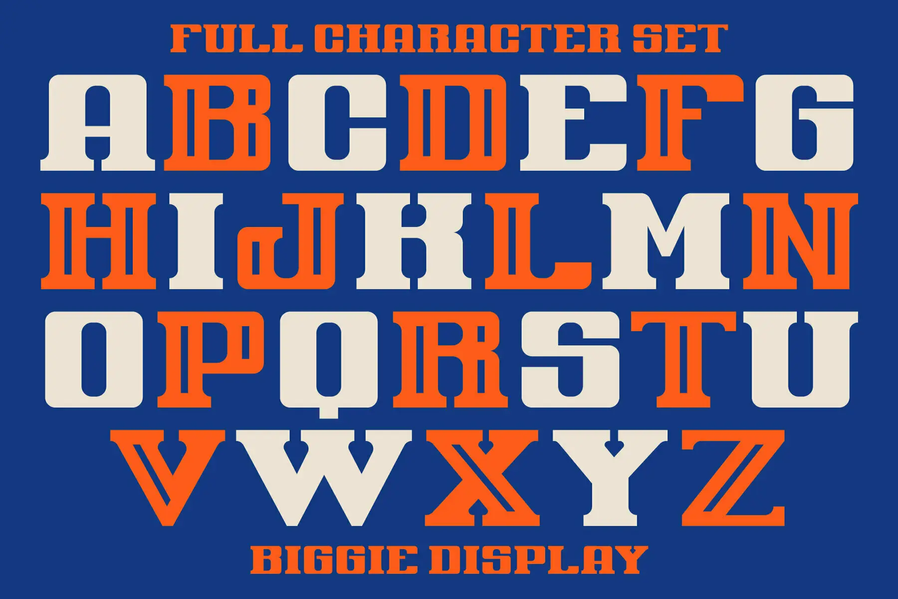 Biggie Display Font - YouWorkForThem