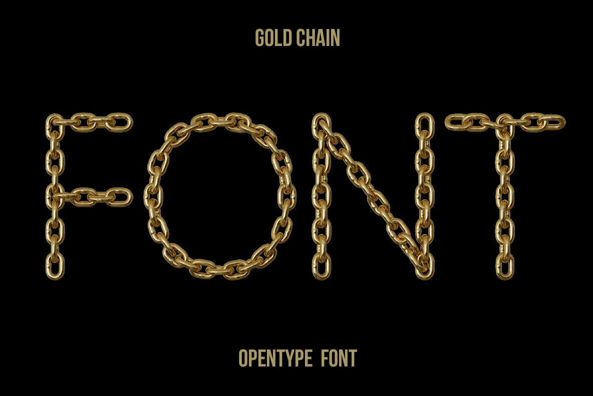 Gold Chain SVG Font