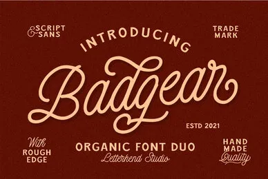 Badgear Font Duo