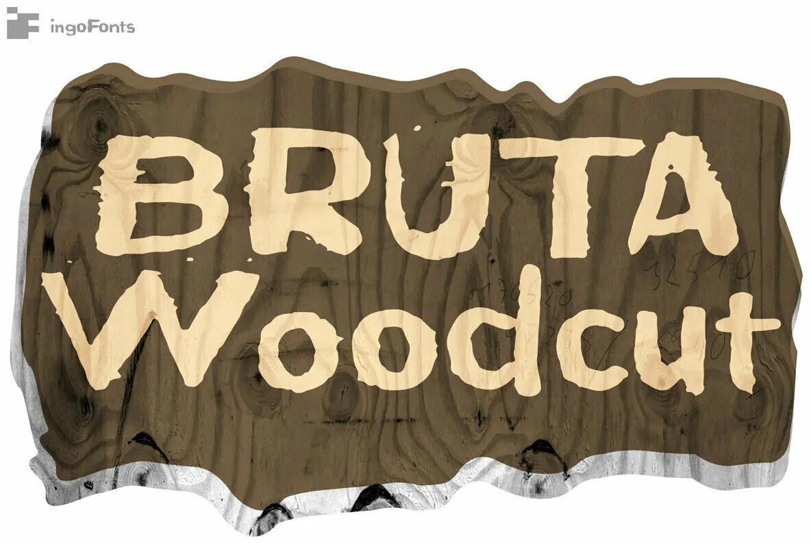 Bruta Woodcut