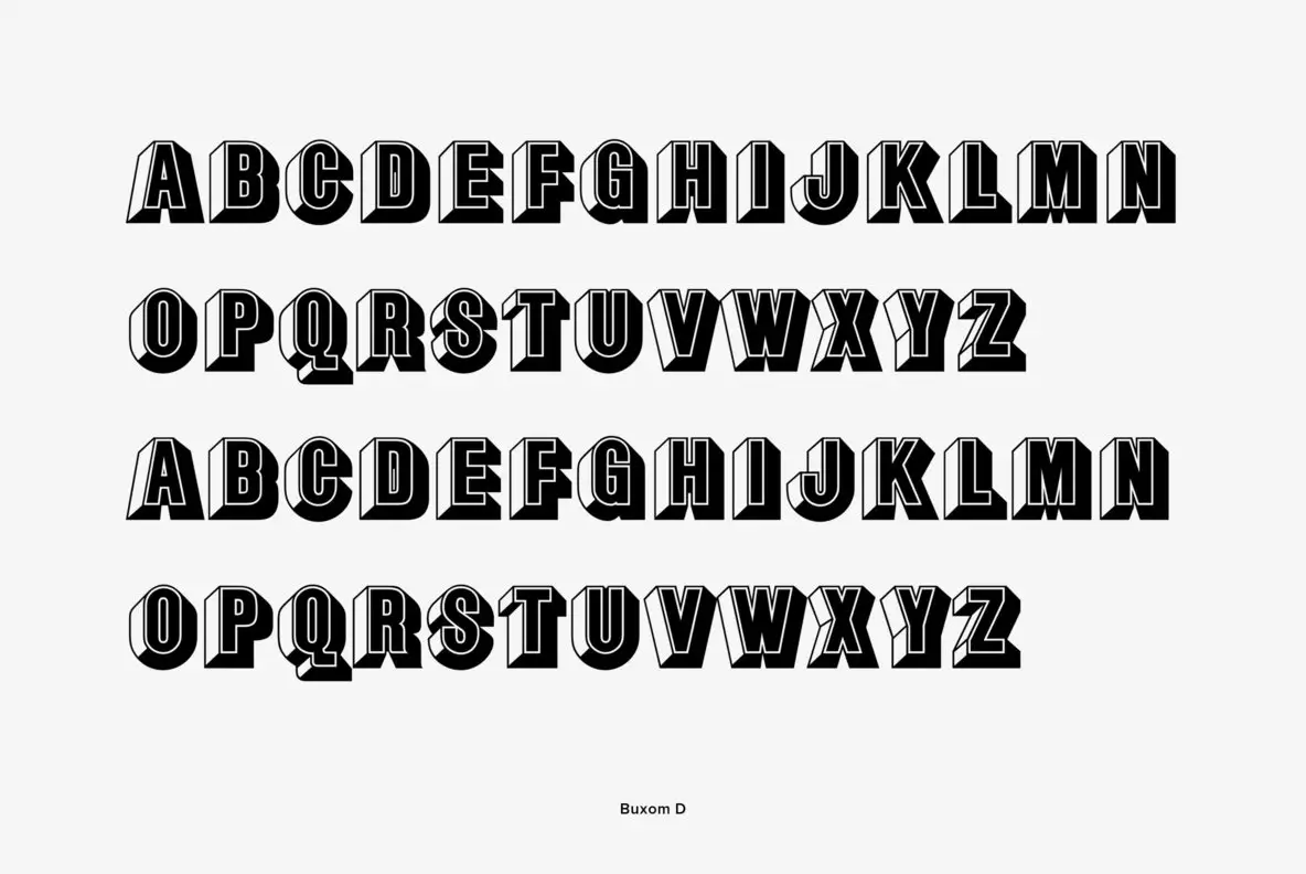 Buxom Font YouWorkForThem