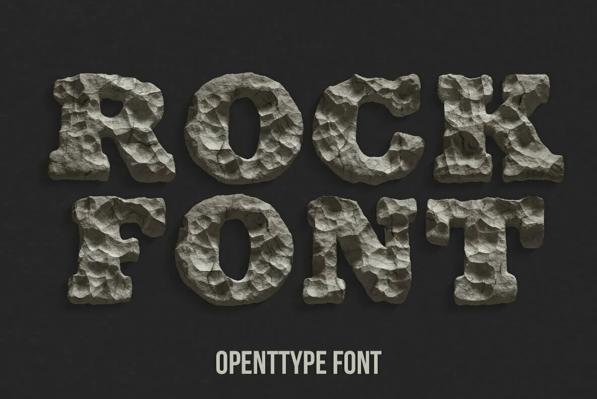 Rock SVG Font