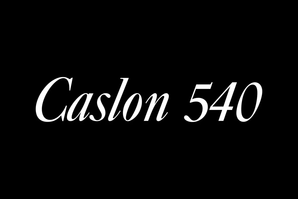 Caslon No 540
