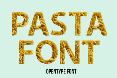 Pasta Type SVG Font