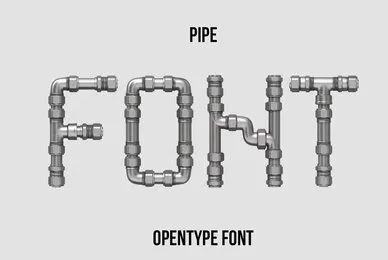 Pipe SVG Font