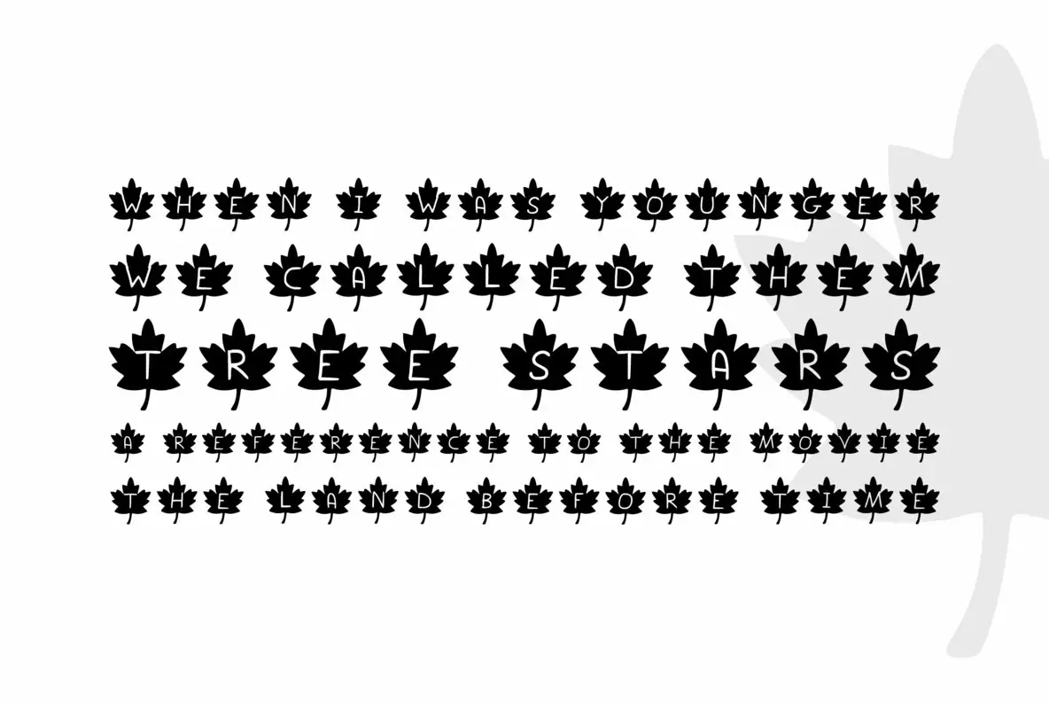 Autumn Leaf Play Font - FontPath