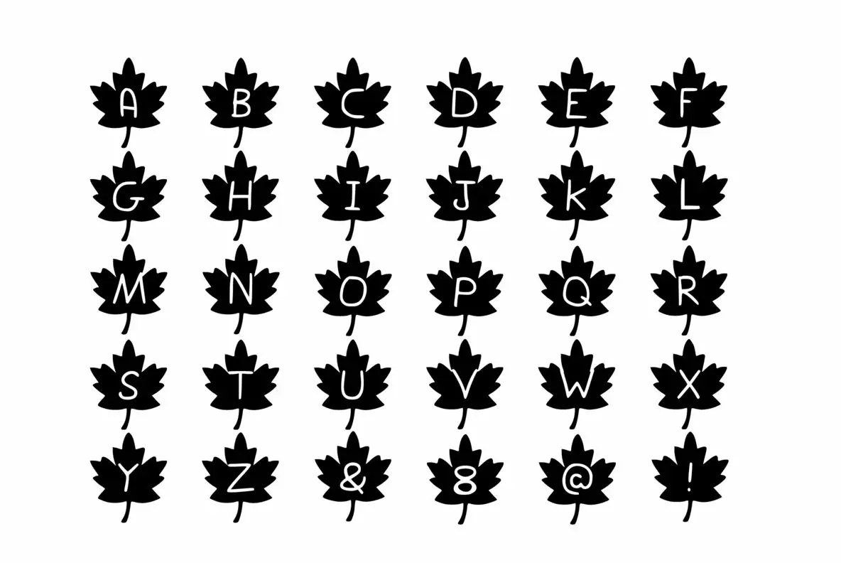 Autumn Leaf Play Font - Fontpath