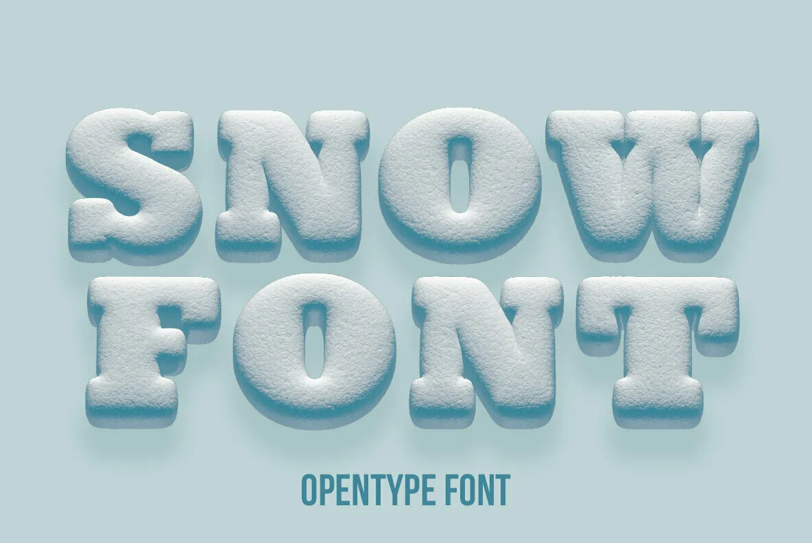 Snowball SVG Font