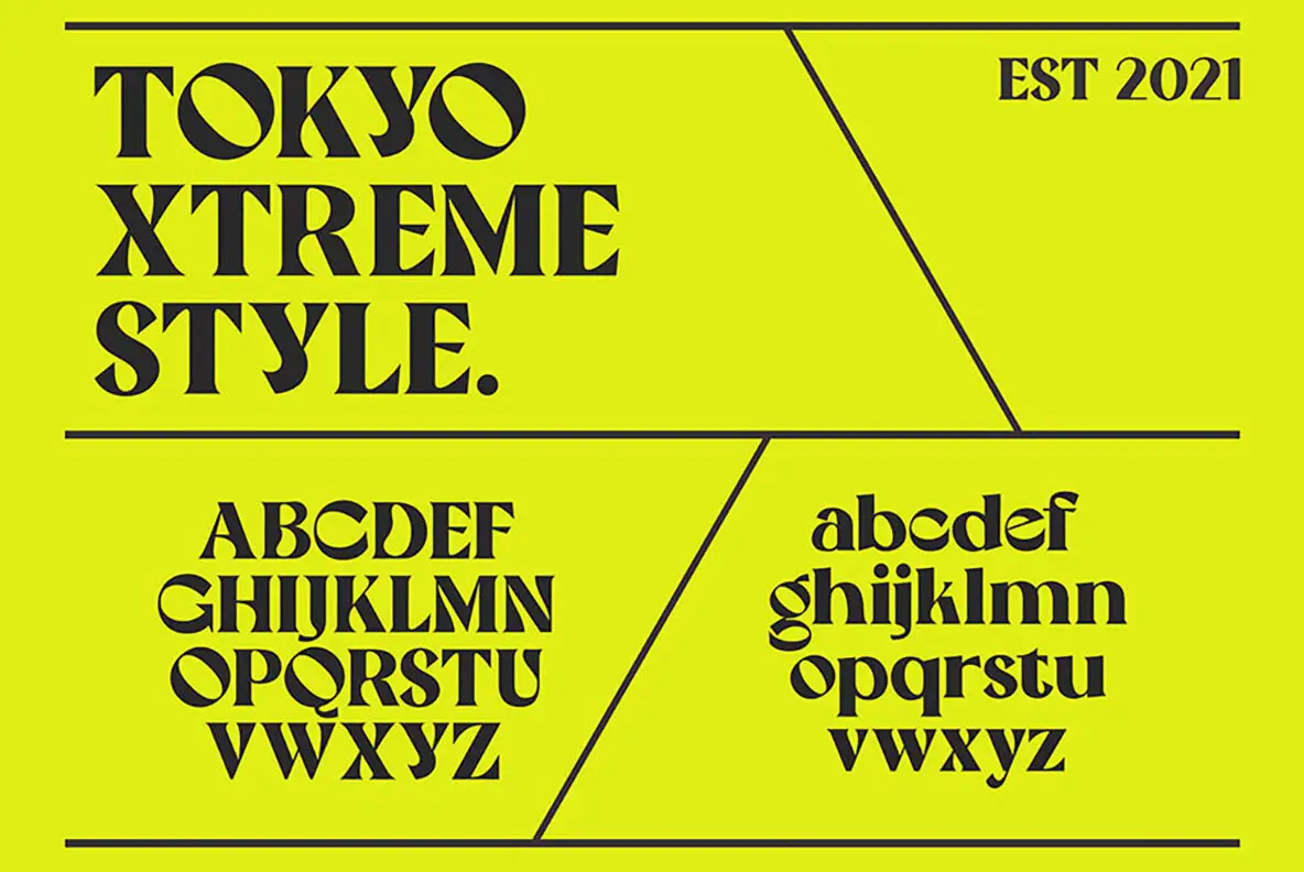 Tokyo Family Font - FontPath