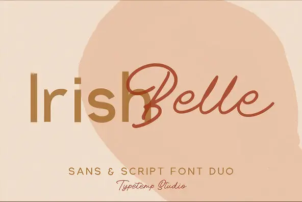 IrishBelle Font Duo Font