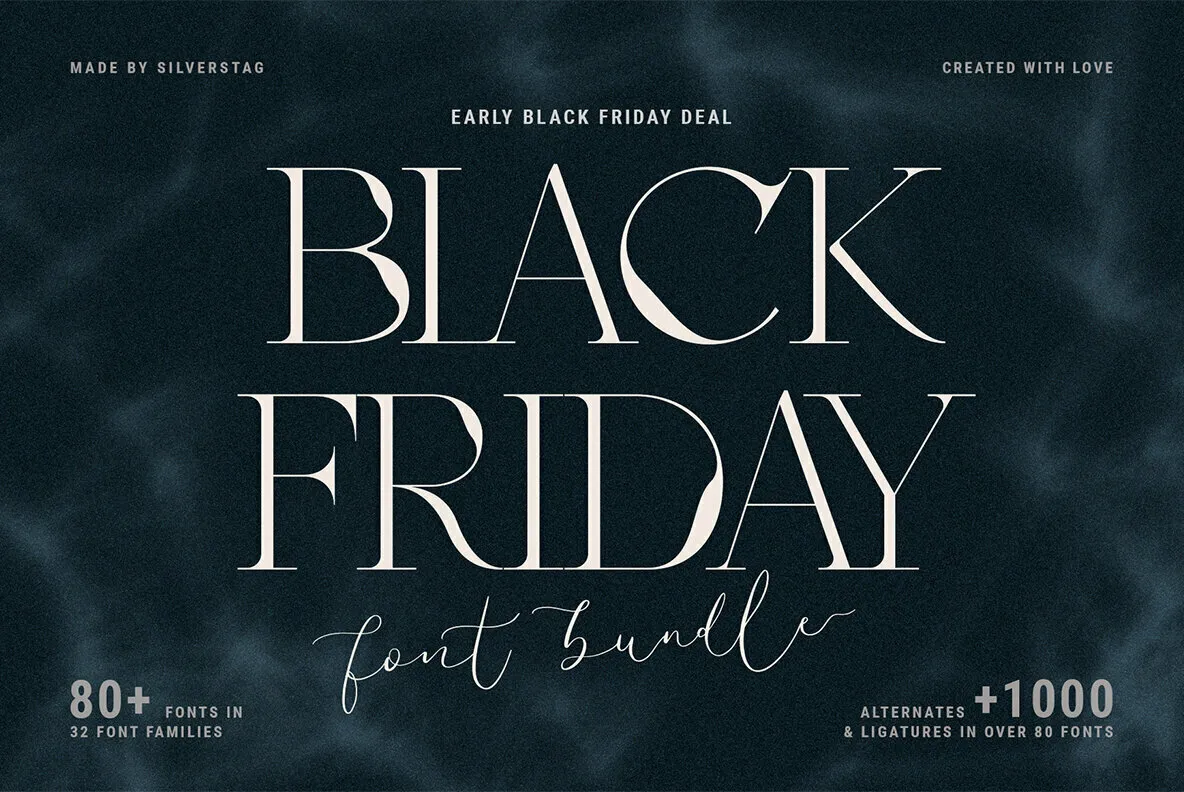SilverStag - Black Friday Font Bundle