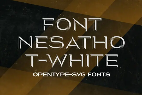 Nesatho-T Color Font Font