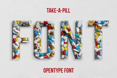 Take A Pill SVG Font