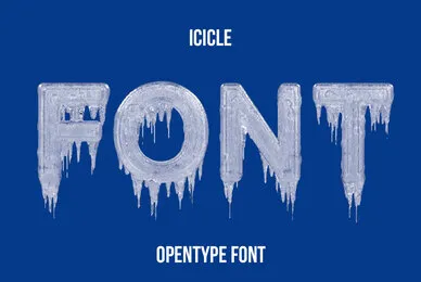 Icicle SVG Font