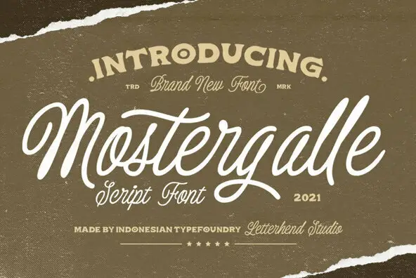 Mostergalle Font