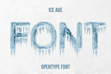 Ice Age SVG Font
