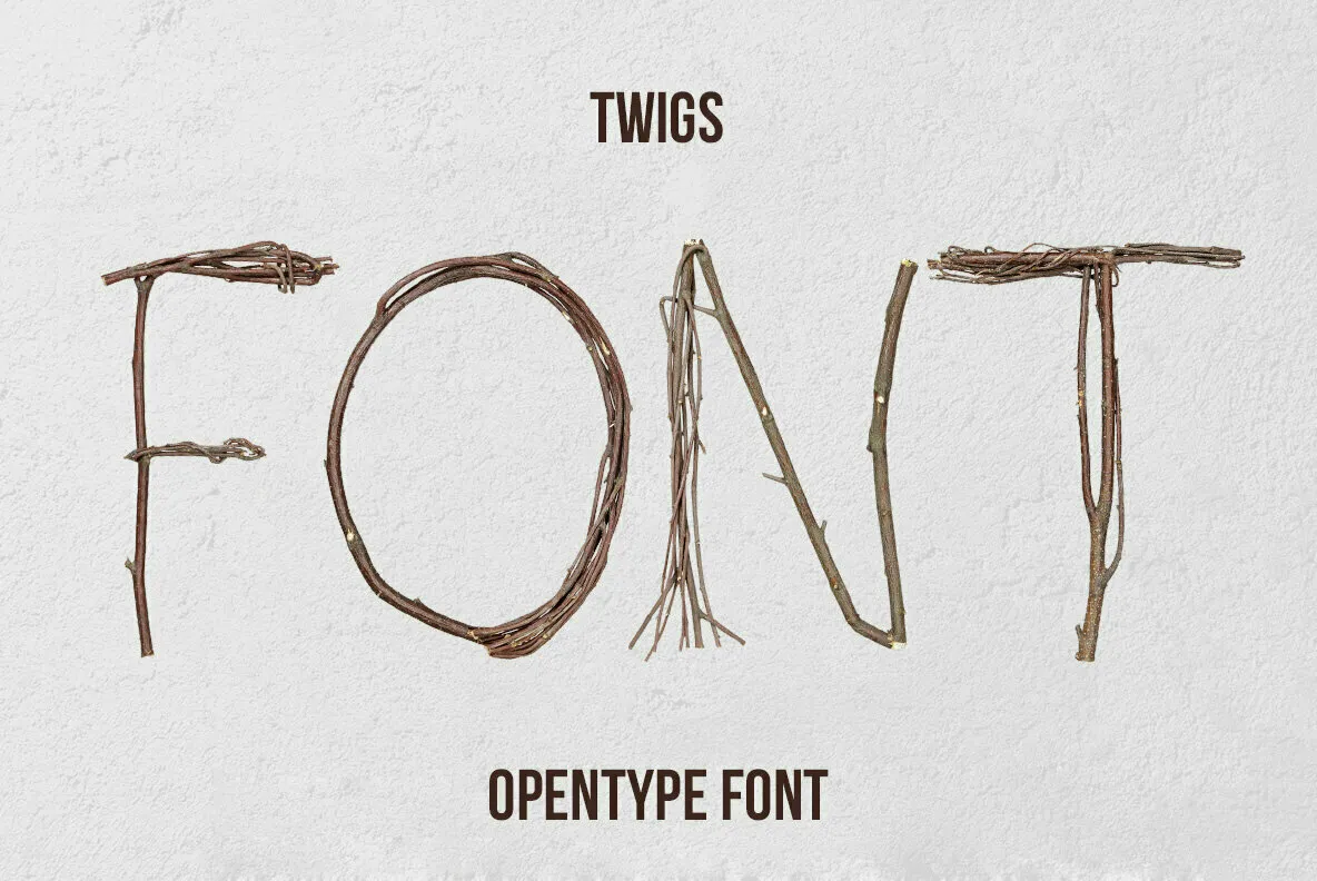 Twigs SVG Font