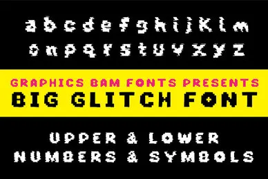 Big Glitch Font