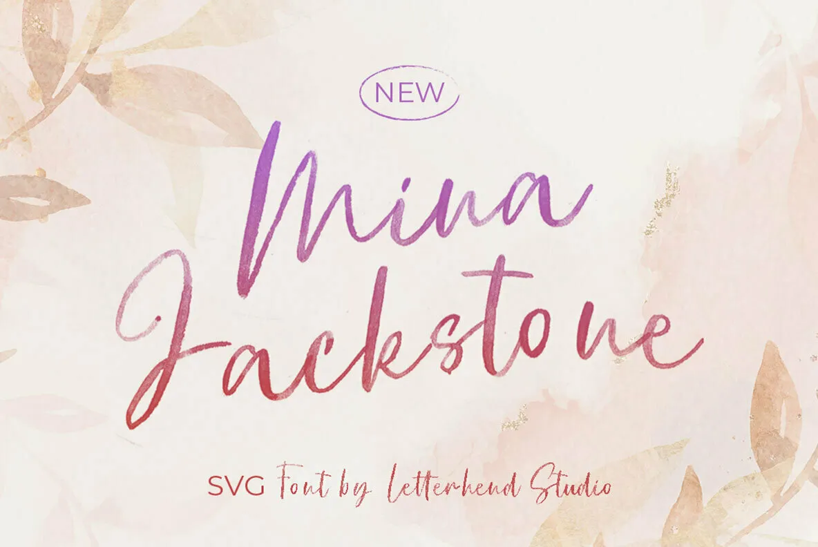 Mina Jackstone - SVG Font