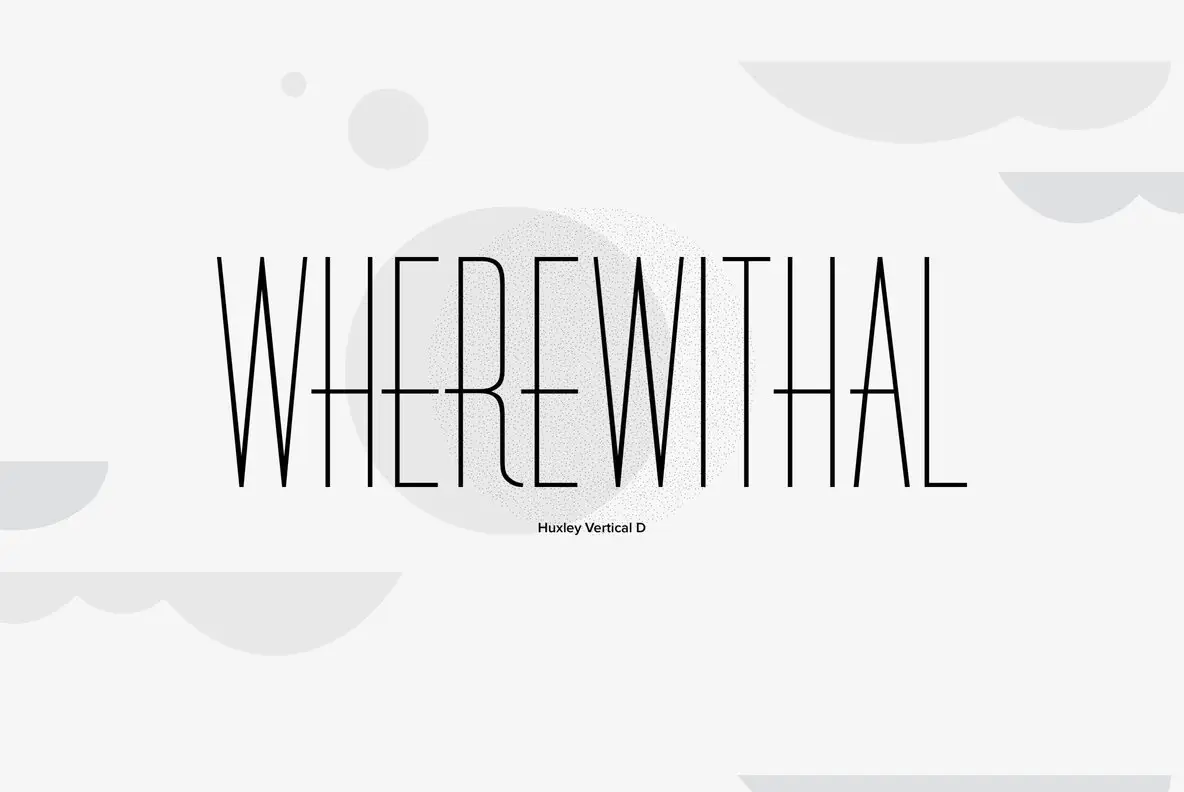 Huxley Vertical Font FontPath