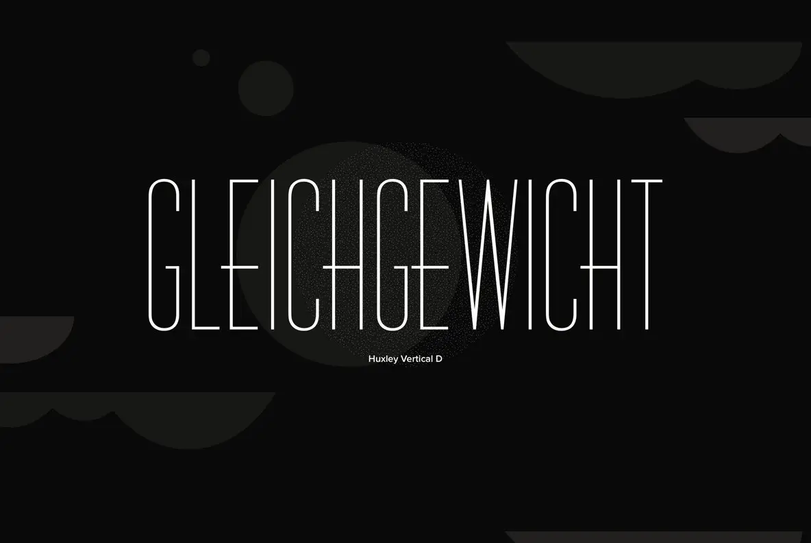 Huxley Vertical Font YouWorkForThem