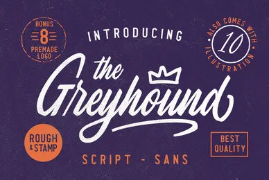 The Greyhound Font Duo