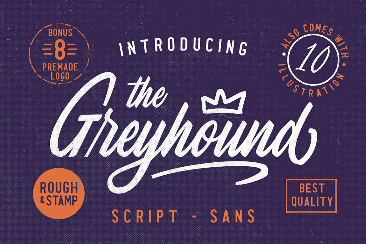 The Greyhound Font Duo