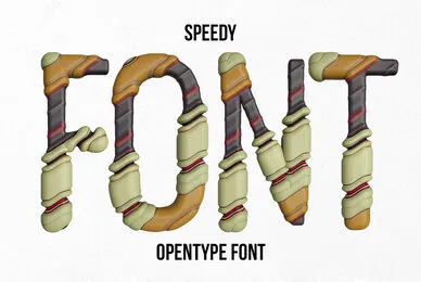 Speedy SVG Font