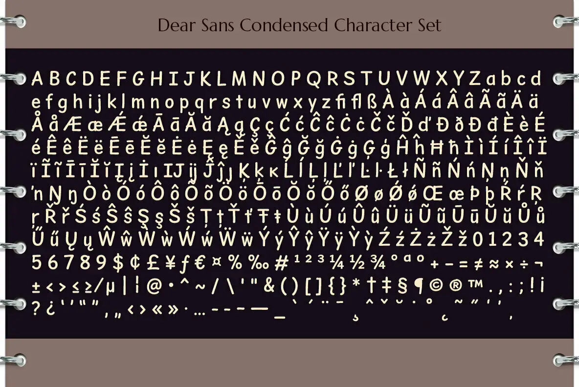 Dear Sans Font - Fontpath