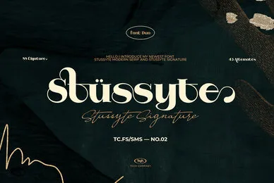 Stussyte Font Duo