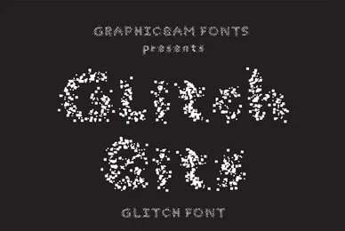 Digital Glitch Font - 177 Studio