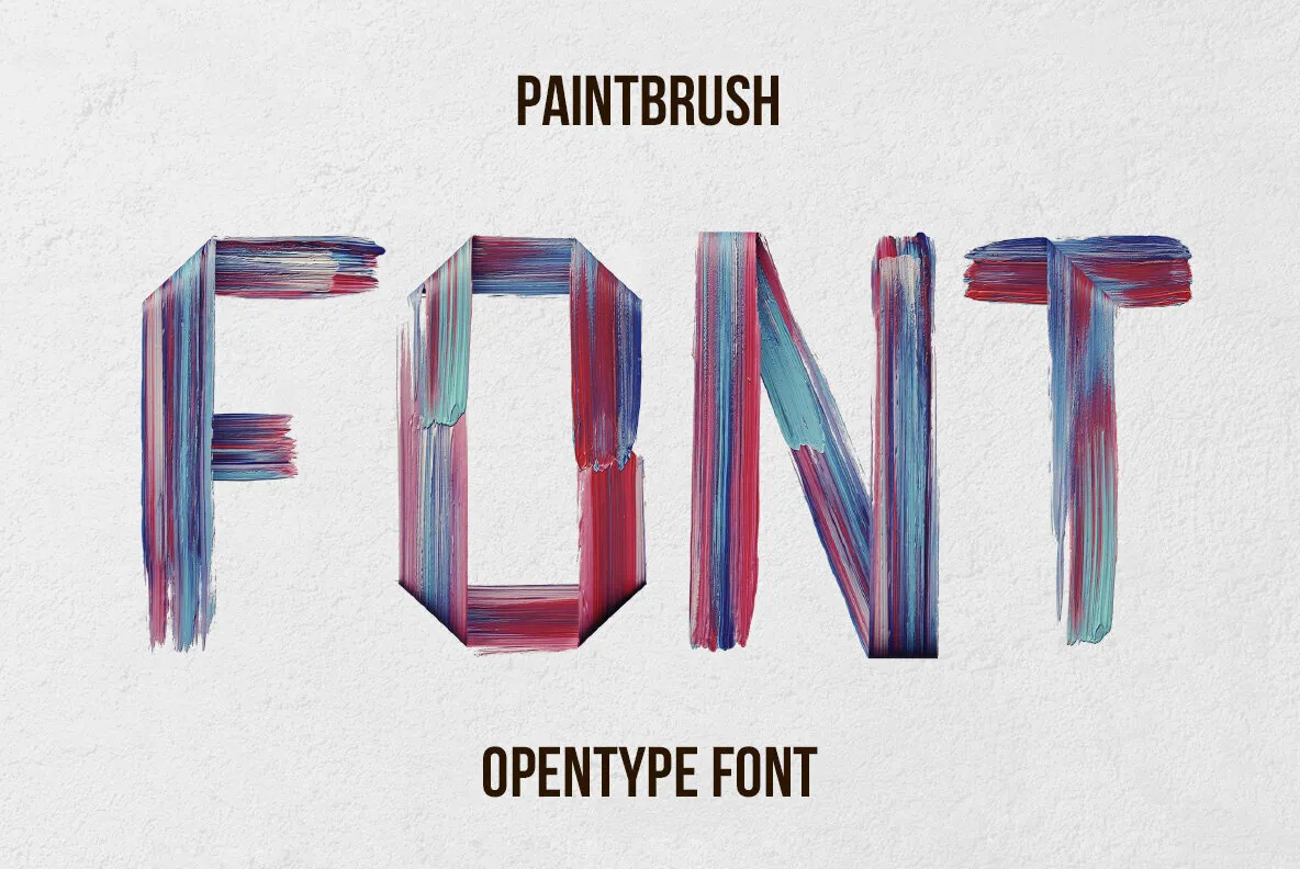Paintbrush SVG Font