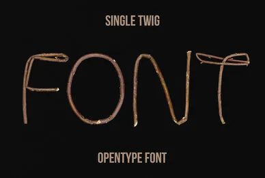 Single Twig SVG Font