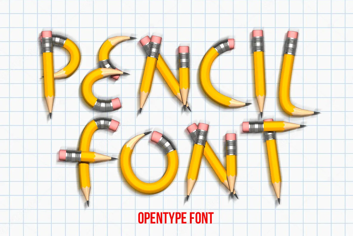 Pencil SVG Font