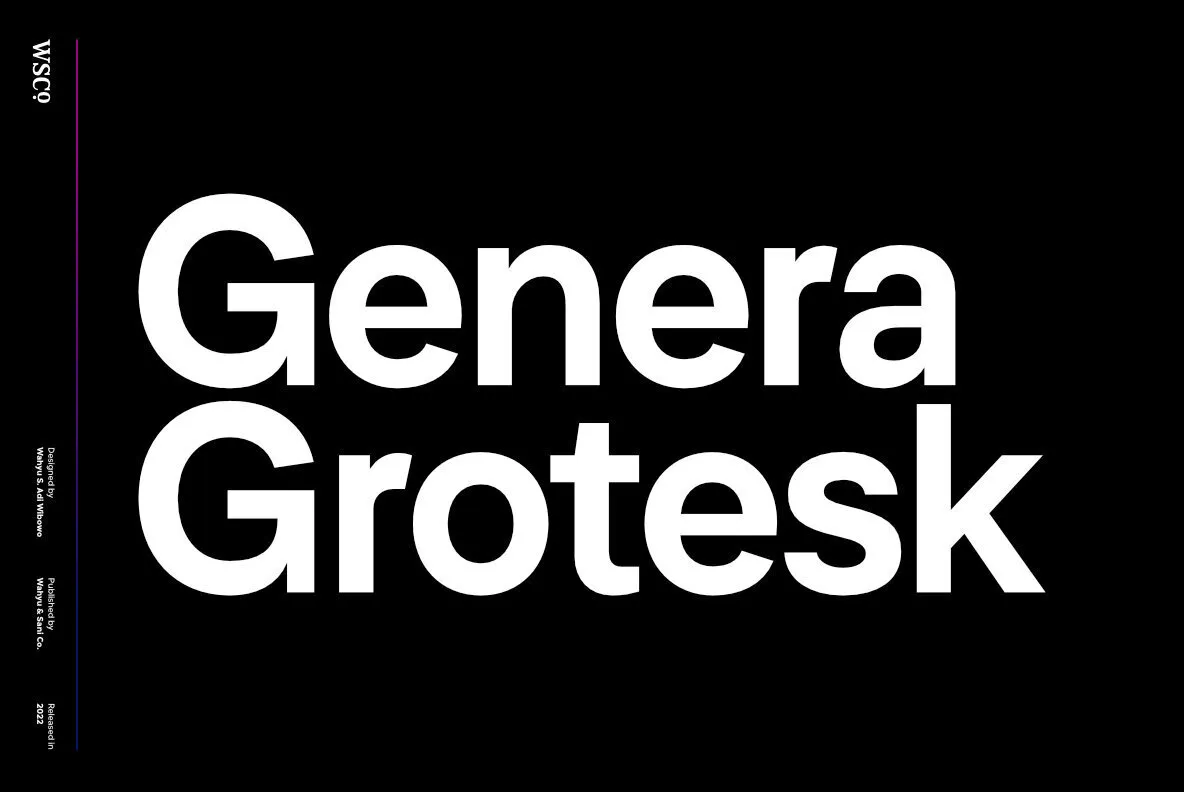 Genera Grotesk