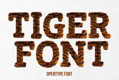 Tiger SVG Font