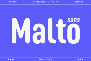 Malto Display Sans
